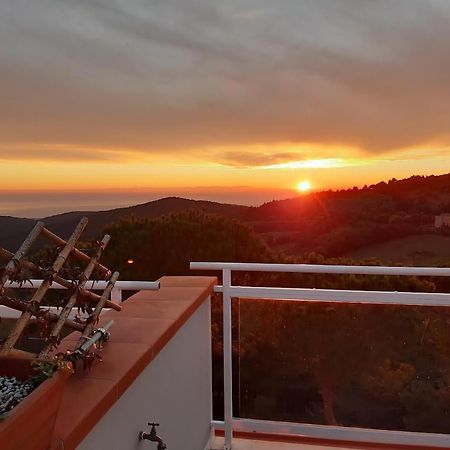 Vista Sulle Isole Dell'Arcipelago Toscano Nibbiaia Kültér fotó
